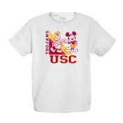 USC Trojans Youth White Disney Pound It Youth Cotton T-Shirt